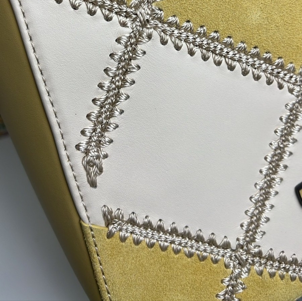 NWT~ Tory Burch Thea Patchwork Bucket Bag Small - Picture 5 of 12